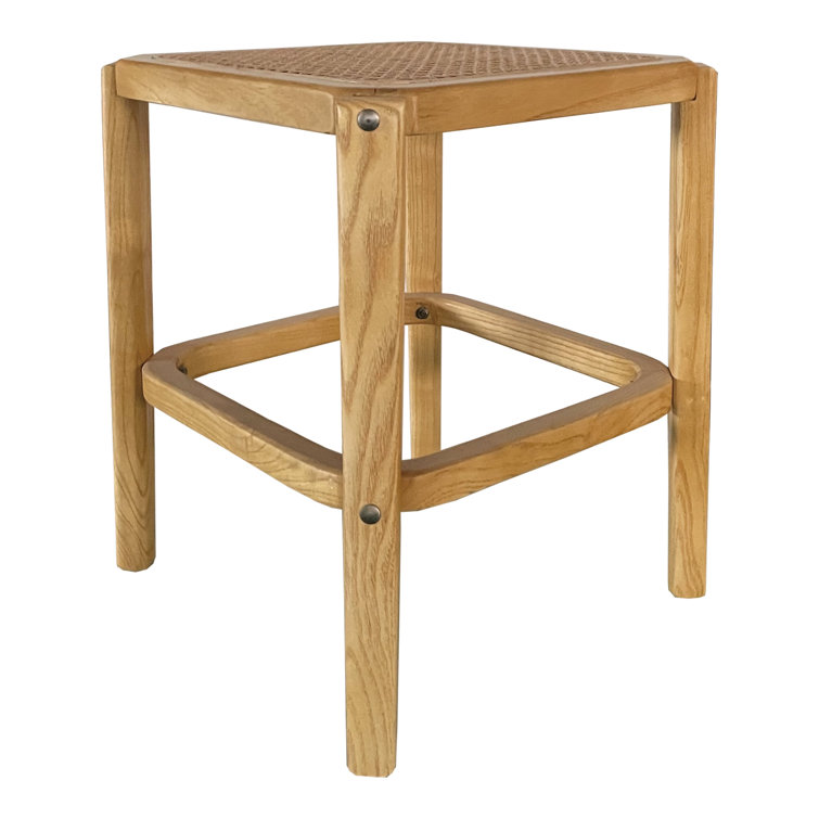 Moe's Home Collection 18'' Tall Solid Wood Vanity Stool Wayfair